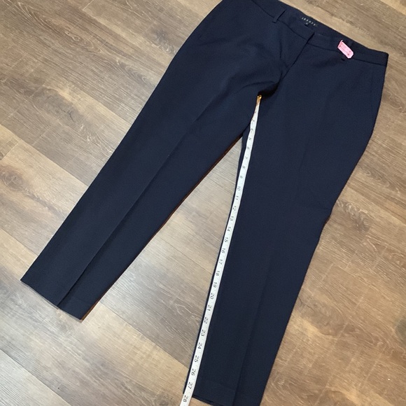 THEORY Navy Slim Ankle Dress Pant - sz 12 - Picture 6 of 10